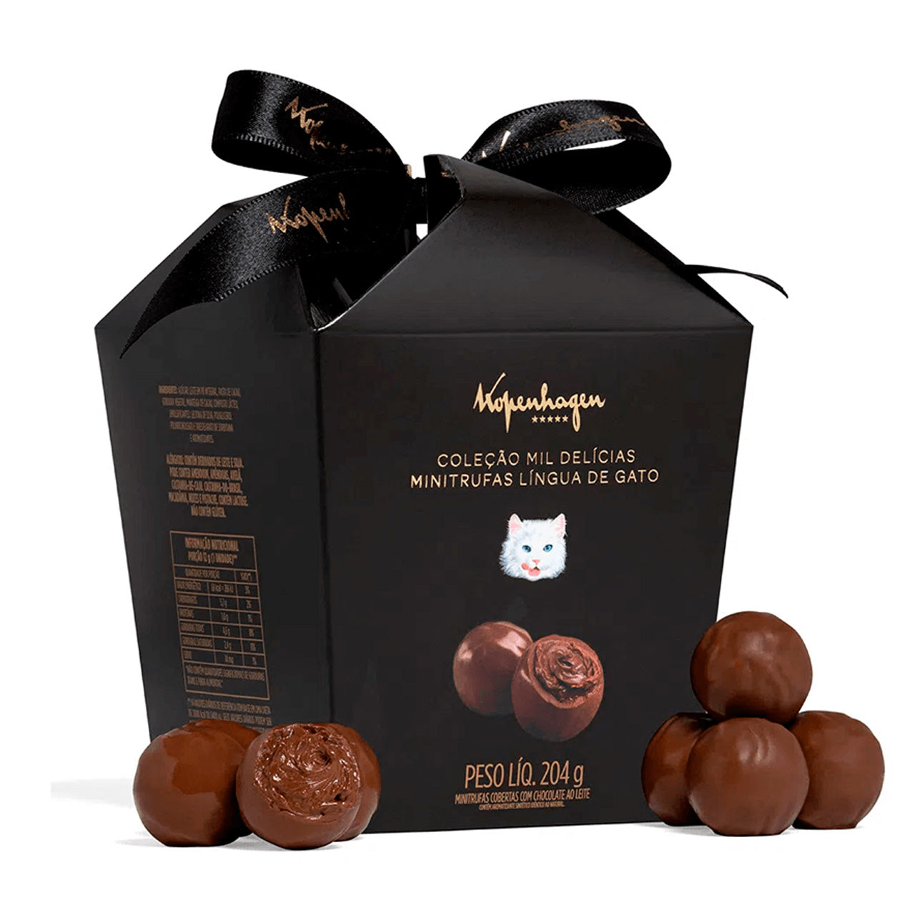 Chocolate Kopenhagen Caixa Coleção Mil Delicias Língua De Gato 204G