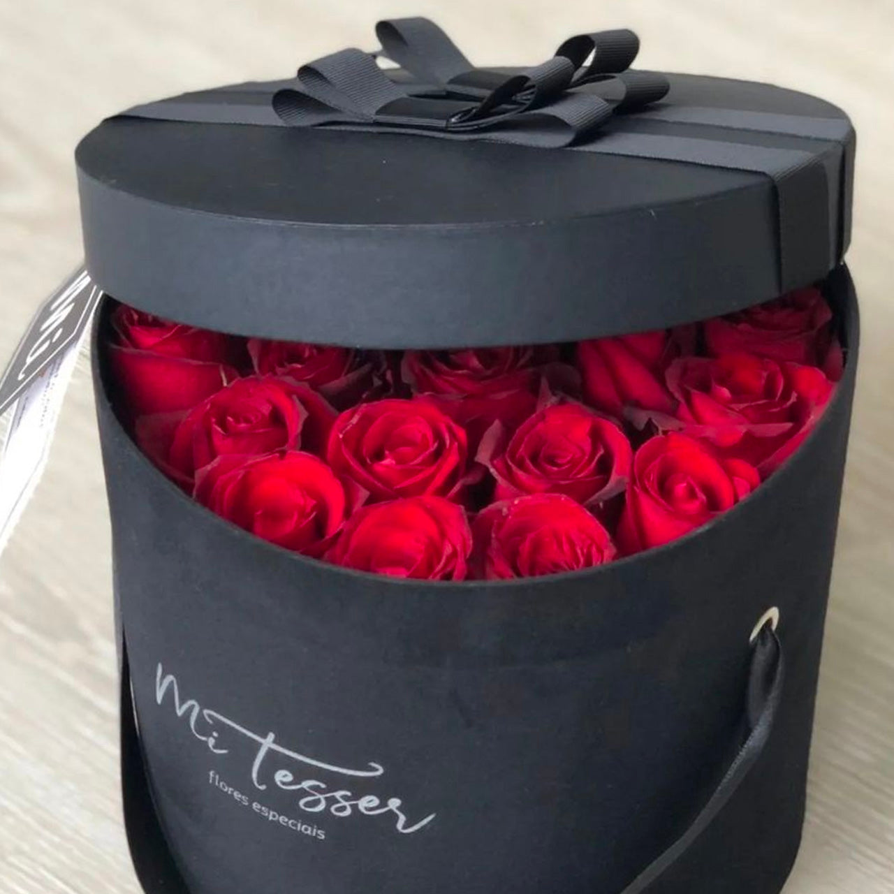 Flower box Surpresa - rosas dentro da caixa