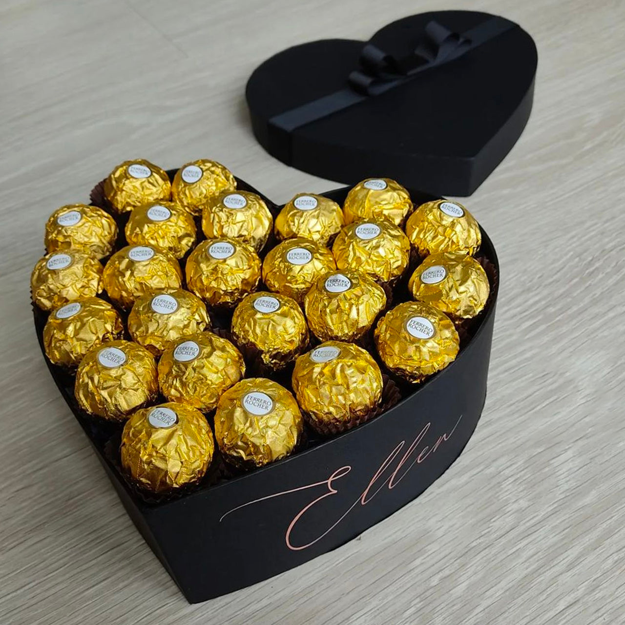 Caixa coração de Chocolate