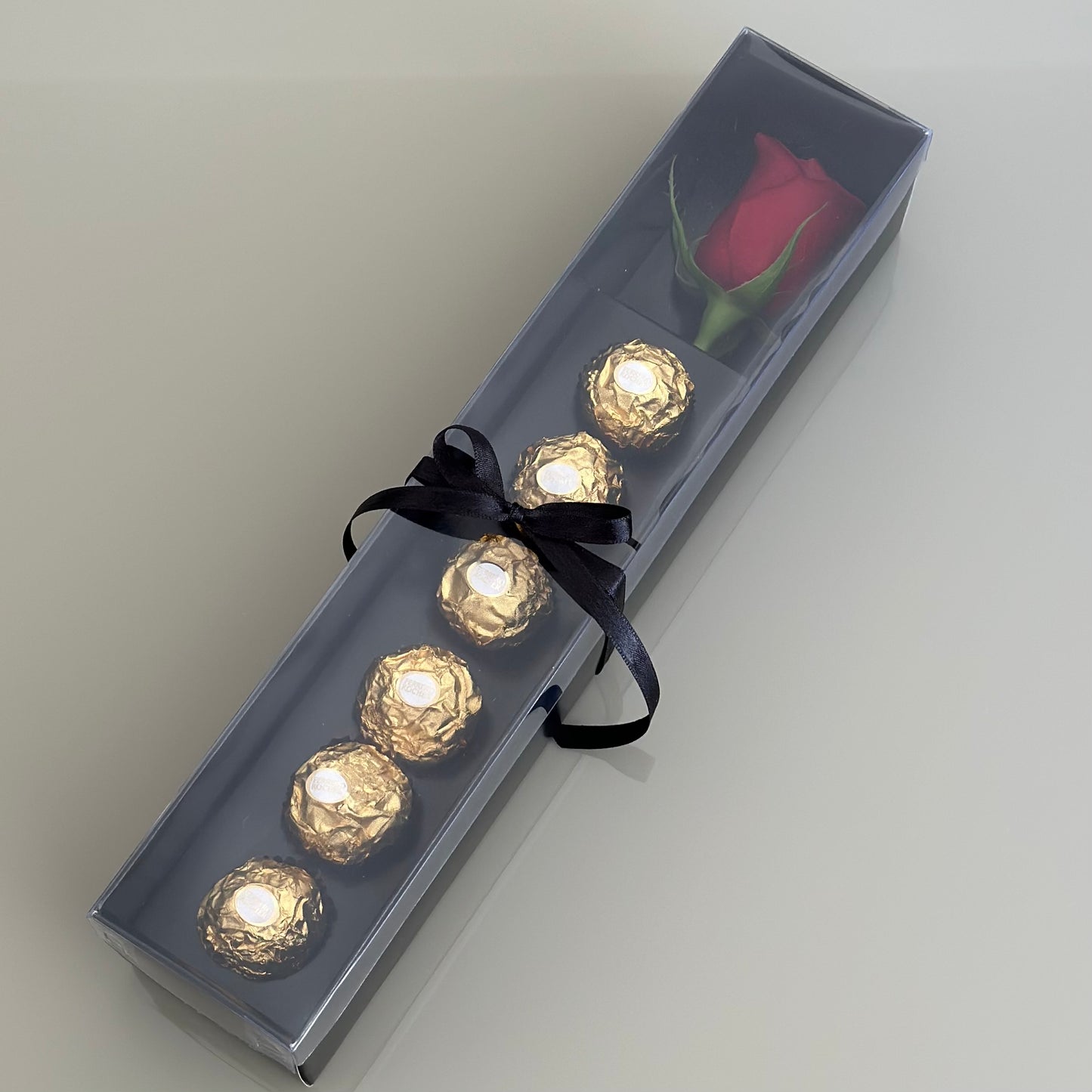 Le Belle - Rosa individual com Ferrero Rocher