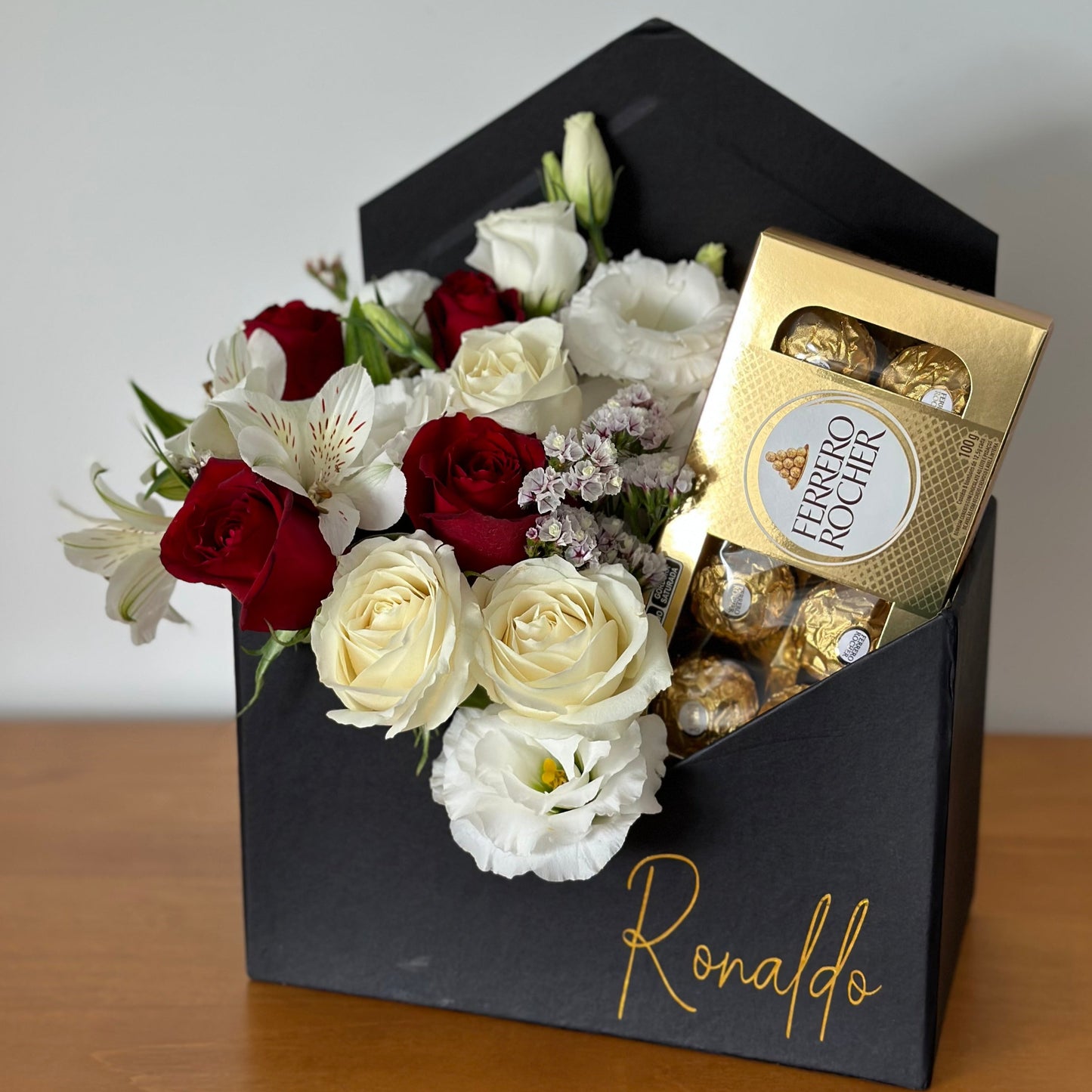 Letter box com Ferrero Rocher