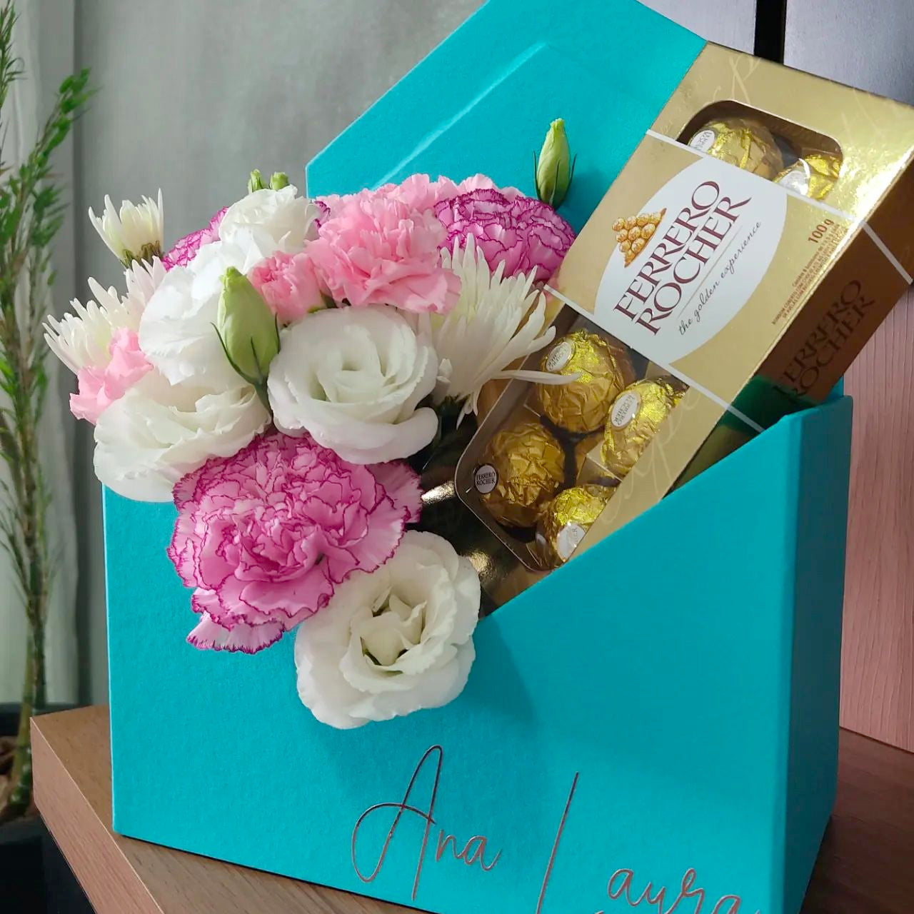 Letter box com Ferrero Rocher